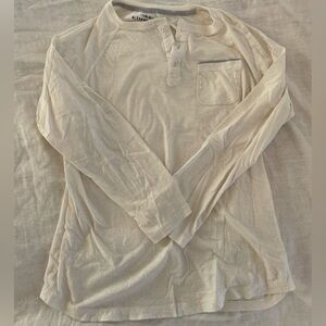 Alexander Julian Henley Long Sleeve Shirt Sz L